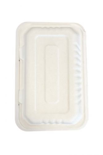 Preview: Take-away Box Zuckerrohr 2-geteilt 22,5 x 15,3 x 8,0cm